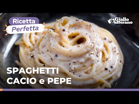 SPAGHETTI CACIO e PEPE una ricetta deliziosa