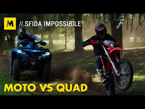 Due ruote contro quattro Quad VS Motocross