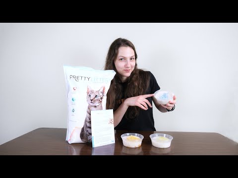 Pretty Litter Lettiera per gatti che assorbe gli odori e segnala eventuali problemi di salute.