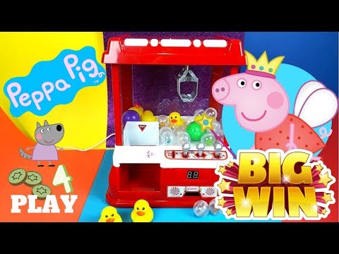 Peppa Pig candy Grabber macchina acchiappa caramelle e sorprese – 4 gettoni!