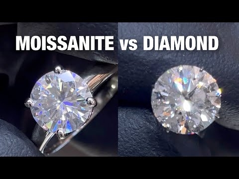 Moissanite certificata vs Diamante: 1 carato a meno di 100€