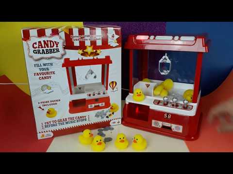 unboxing candy grabber – macchina acchiappa caramelle – claw machine – macchinetta lunapark